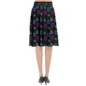 Background Ornamental Pattern Flared Midi Skirt View2