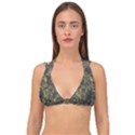 Camouflage Military Double Strap Halter Bikini Top View1