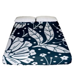 Spring Pattern Fitted Sheet (queen Size) by AlexandrouPrints