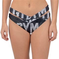 Gym Mode Double Strap Halter Bikini Bottoms by Store67