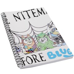 Bluey Halloween 5 5  X 8 5  Notebook by avitendut