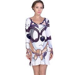 Bluey Funny Long Sleeve Nightdress by avitendut
