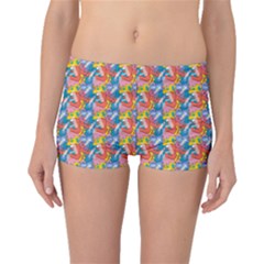 Abstract Pattern Boyleg Bikini Bottoms by designsbymallika