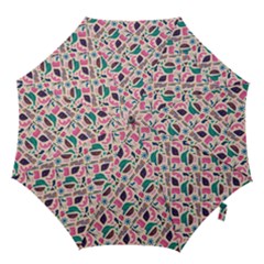 Multi Colour Pattern Hook Handle Umbrellas (large) by designsbymallika