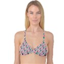 Multi Colour Pattern Reversible Tri Bikini Top View1