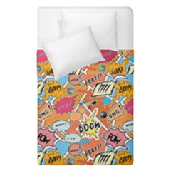 Pop Culture Abstract Pattern Duvet Cover Double Side (single Size) by designsbymallika