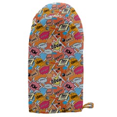 Pop Culture Abstract Pattern Microwave Oven Glove by designsbymallika