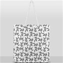 Erotic Pants Motif Black And White Graphic Pattern Black Backgrond Full Print Rope Handle Tote (Large) View1