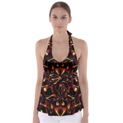 Year Of The Dragon Tie Back Tankini Top by MRNStudios