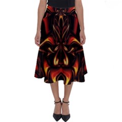 Year Of The Dragon Perfect Length Midi Skirt by MRNStudios