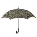 Sticker Collage Motif Pattern Black Backgrond Hook Handle Umbrellas (Medium) View3