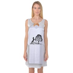 20240506 111024 0000 Sleeveless Satin Nightdress by Safin