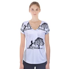 20240506 111024 0000 Short Sleeve Front Detail Top by Safin