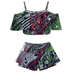 Ec87f308-2609-429d-a22f-62cafc87c34a Kids  Off Shoulder Skirt Bikini by RiverRootsReggae