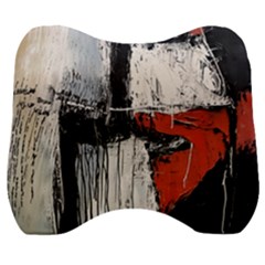 Abstract  Velour Head Support Cushion by Sobalvarro