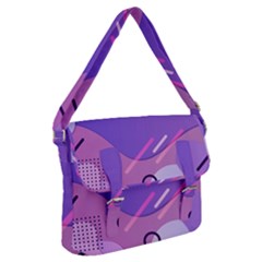 Colorful Labstract Wallpaper Theme Buckle Messenger Bag by Apen