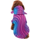 Spiral Swirl Pattern Light Circle Dog Coat View2