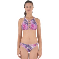 Texture Pink Pattern Paper Grunge Perfectly Cut Out Bikini Set by Ndabl3x