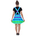 Abstract Design Pattern Velvet Suspender Skater Skirt View2