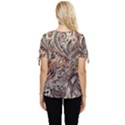 Paisley Print Musical Notes5 Bow Sleeve Button Up Top View4
