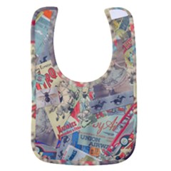 Paper Scattered Vintage Baby Bib by Ndabl3x