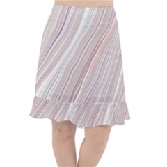 Marble Texture Marble Painting Fishtail Chiffon Skirt by Ndabl3x