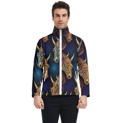 Pattern With Horses Men s Bomber Jacket by 2607694a
