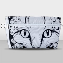 Cat - Artistic Paper Cut Handbag Organizer by 2607694c