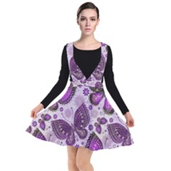 Butterflies Butterfly Insect Nature Plunge Pinafore Dress by Proyonanggan