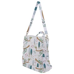 Pattern Sloth Woodland Crossbody Backpack by Hannah976