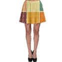 Square Cube Shape Colourful Skater Skirt View1