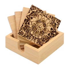 Muster 7 600dpi 12000 Matt Pattern 1 Bamboo Coaster Set by 2607694c