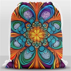 Schwarz Bunt Drawstring Bag (large) by 2607694c