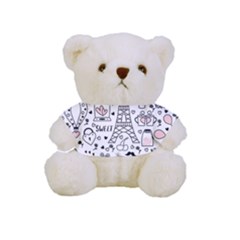 Big Collection With Hand Drawn Objects Valentines Day Full Print Cuddly Teddy Bear by Bedest