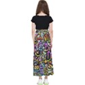 Graffiti Word Seamless Pattern Kids  Flared Maxi Skirt View2