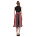 Altrosa Rosa Grau Streifen A-Line Full Circle Midi Skirt With Pocket View4