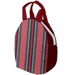 Dunkelrot4 Rosa Grau Streifen Dunkelrot3 Travel Backpack by 2607694c