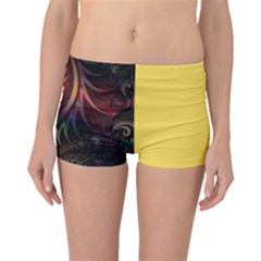 Gelb Fractal Boyleg Bikini Bottoms by 2607694c