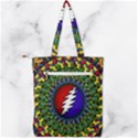Grateful Dead Bear Pattern Double Zip Up Tote Bag View2