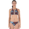 Fractal Triangle Geometric Abstract Pattern Perfectly Cut Out Bikini Set View1