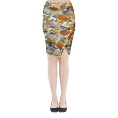 Ballon Classroom Midi Wrap Pencil Skirt by Azkajaya