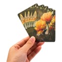 Yellow Butterfly Flower Playing Cards Single Design (Rectangle) with Custom Box View3
