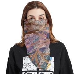 Blending Flows Face Covering Bandana (triangle) by kaleidomarblingart