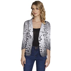 Science Formulas Women s One-button 3/4 Sleeve Short Jacket by Ket1n9