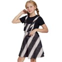 Yellow Regal Filagree Pattern Kids  Apron Dress View2