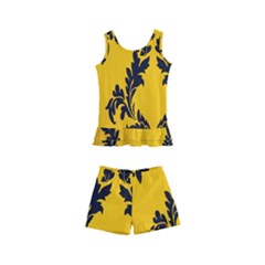 Zebra Zebra Pattern Zebra Fur Zebra Print Strip Kids  Boyleg Swimsuit by Azkajaya