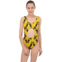 Zebra Zebra Pattern Zebra Fur Zebra Print Strip Center Cut Out Swimsuit View1