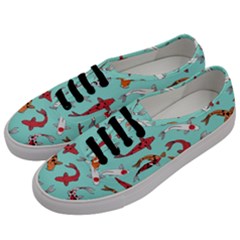 Pattern With Koi Fishes Men s Classic Low Top Sneakers by Ket1n9