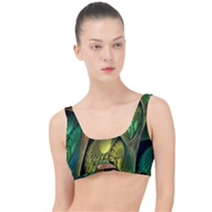 Psytrance Abstract Colored Pattern Feather The Little Details Bikini Top by Ket1n9
