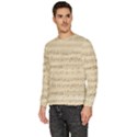 Vintage Beige Music Notes Men s Fleece Sweatshirt View2